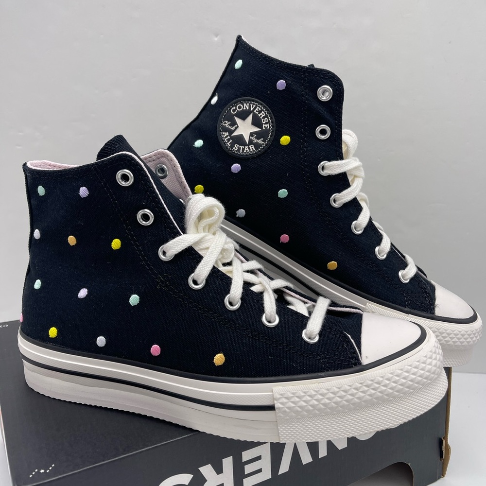 Converse WMNS Multi Polka Dot High-Tops
CTAS EVA LIFT HI
BLACK/VINTAGE Sneakers - Picture 5 of 16